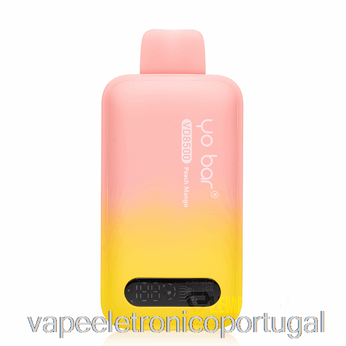 Vape Eletrônico Yo Bar Vd8500 Manga Pêssego Descartável